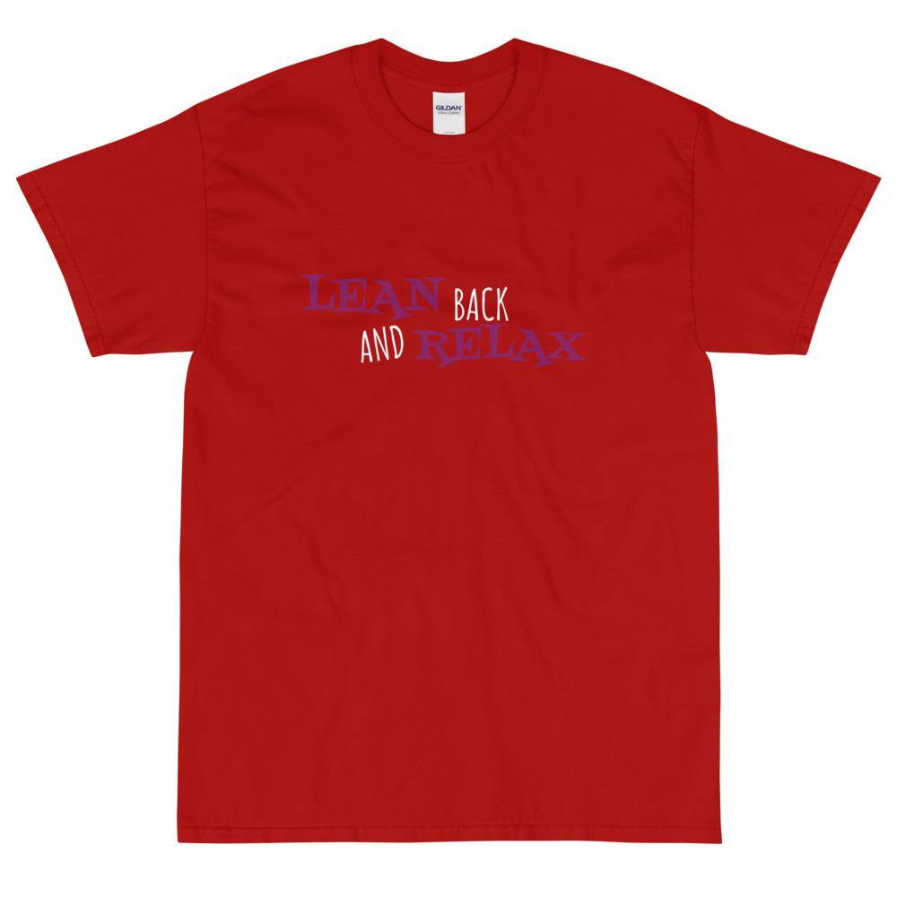 Lean Back Graphic T-Shirt Design 2