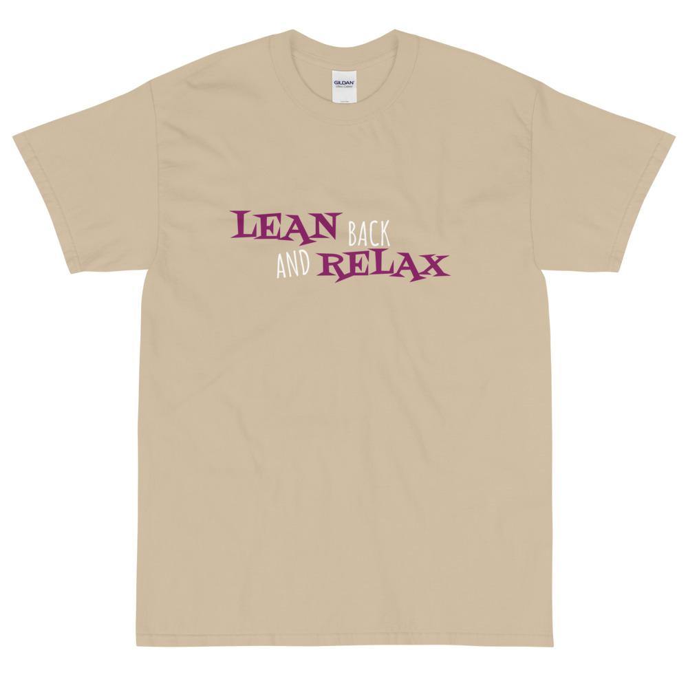 Lean Back Graphic T-Shirt Design 2