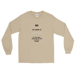 Name Graphic Longsleeve