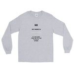 Name Graphic Longsleeve