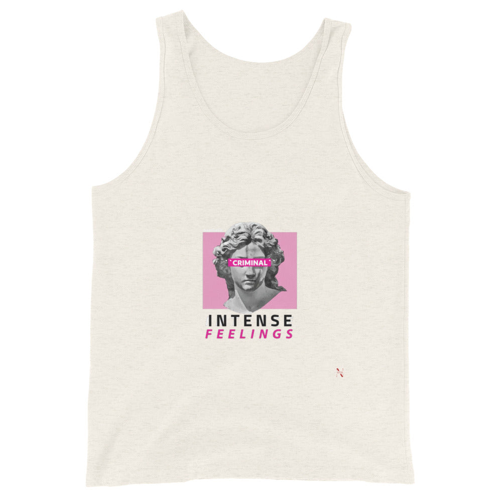 Criminal Antique Graphic Tank Top Design 2