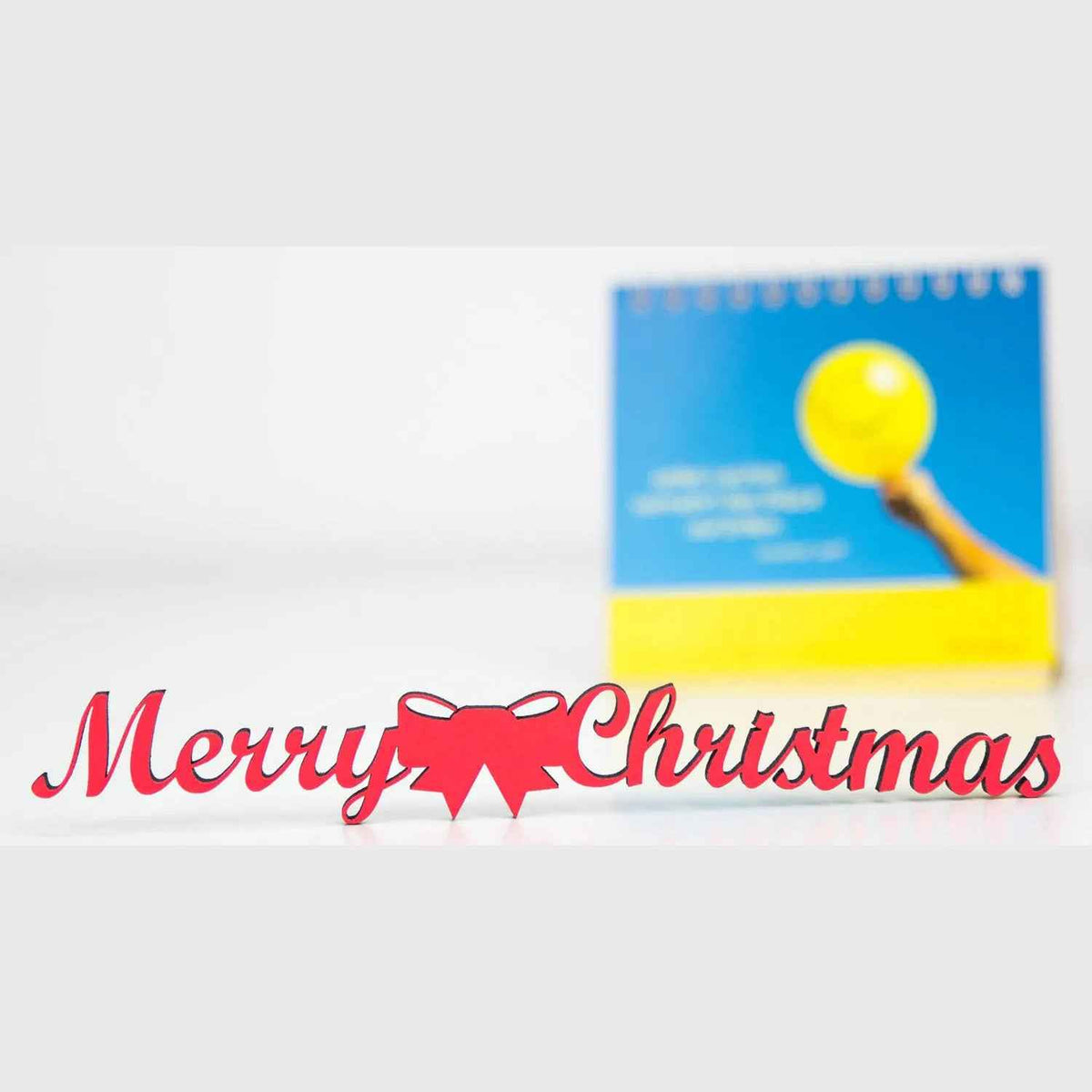 Merry Christmas + Motiv Deko Schriftzug