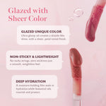 MILKTOUCH Dew Stain Sheer Lip Gloss 03 Peony Rain 4 g