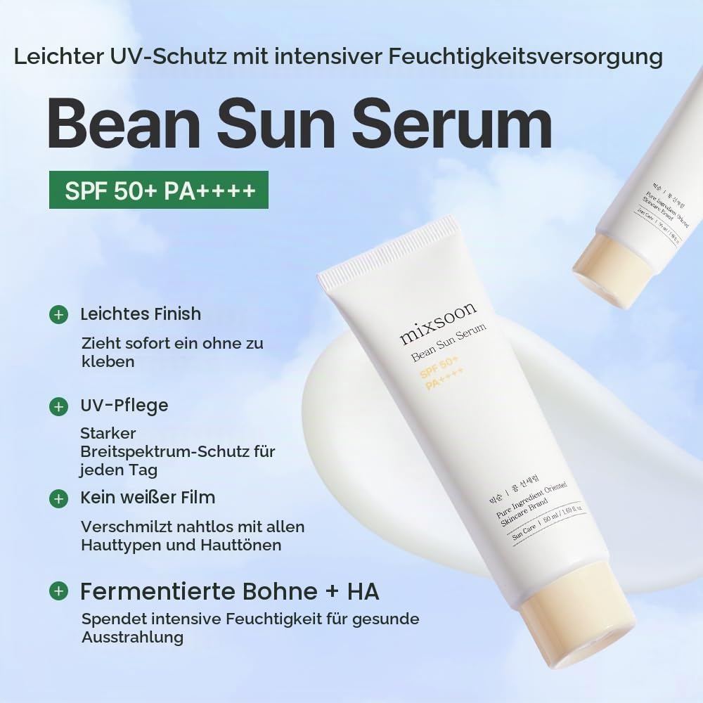 Mixsoon Bean Sun Serum SPF 50+ PA++++ 50 ml