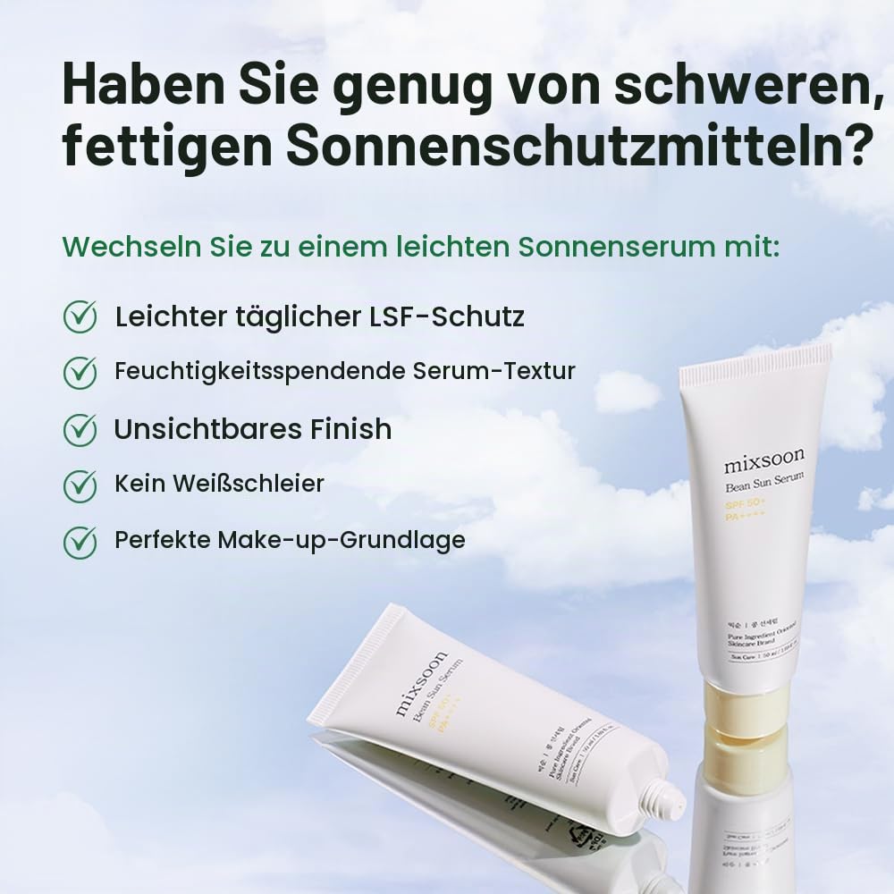 Mixsoon Bean Sun Serum SPF 50+ PA++++ 50 ml