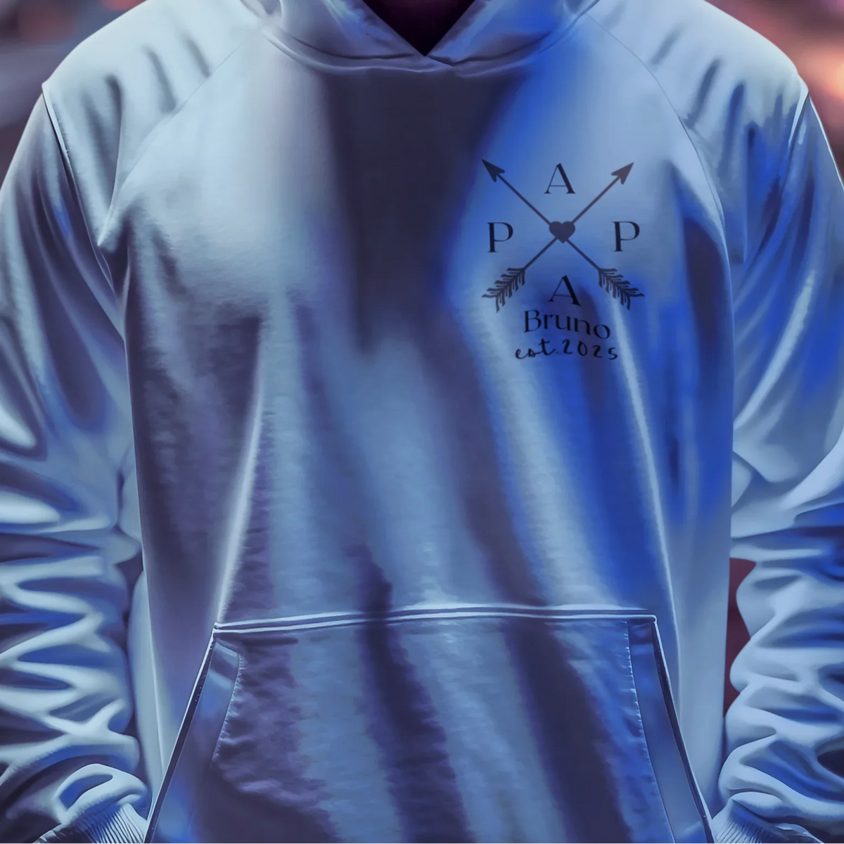 PAPA Hoodie ARROWS personalisiert