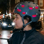 Fahrrad Aufkleber „Kiss“ – Reflektierende Kussmund-Sticker für dein Bike