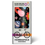 Muster Funny Peace - Regenbogen Comic Fahrradfolie