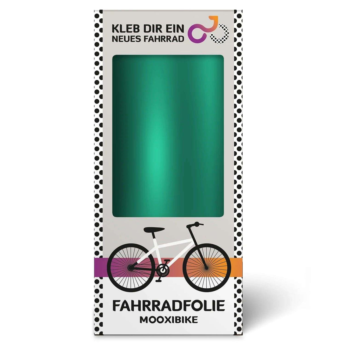 Matt Electro Green Metallic - Smaragd Grüne Rahmenschutzfolie Namma Markt