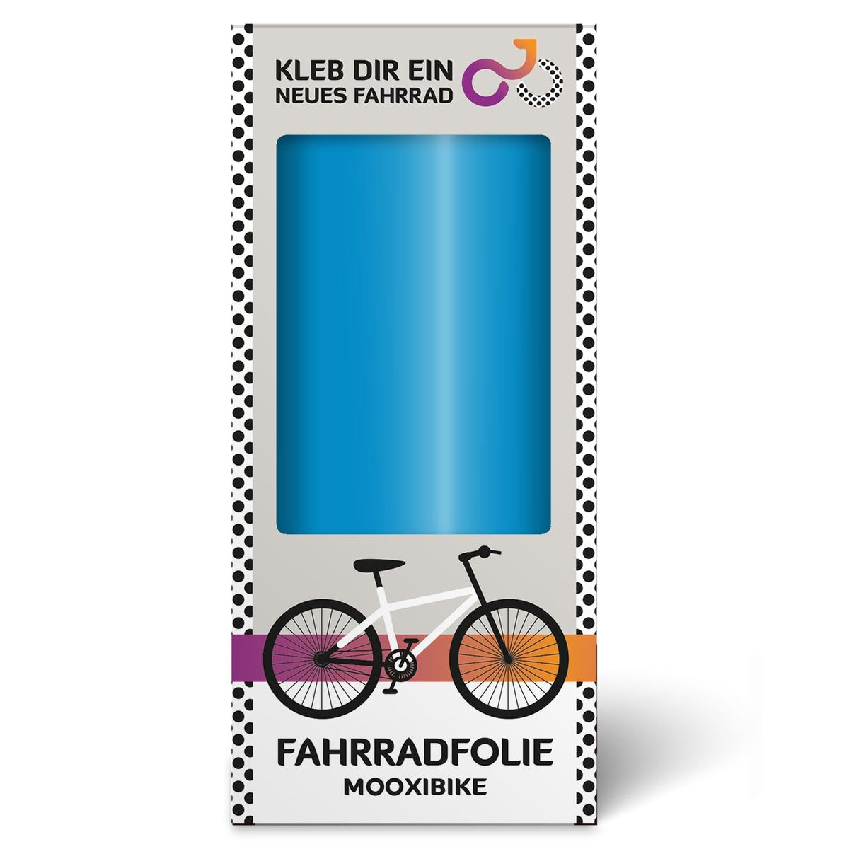 Glossy Blue Sky - Himmelblaue Glanz Rahmenschutzfolie