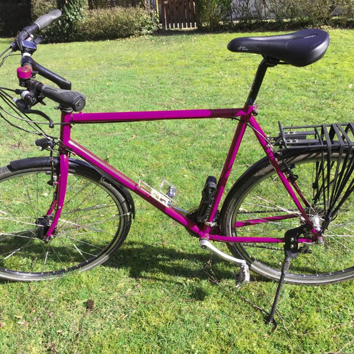 Glossy Soft Magenta Metallic - Himbeerrote Glanz Rahmenschutzfolie