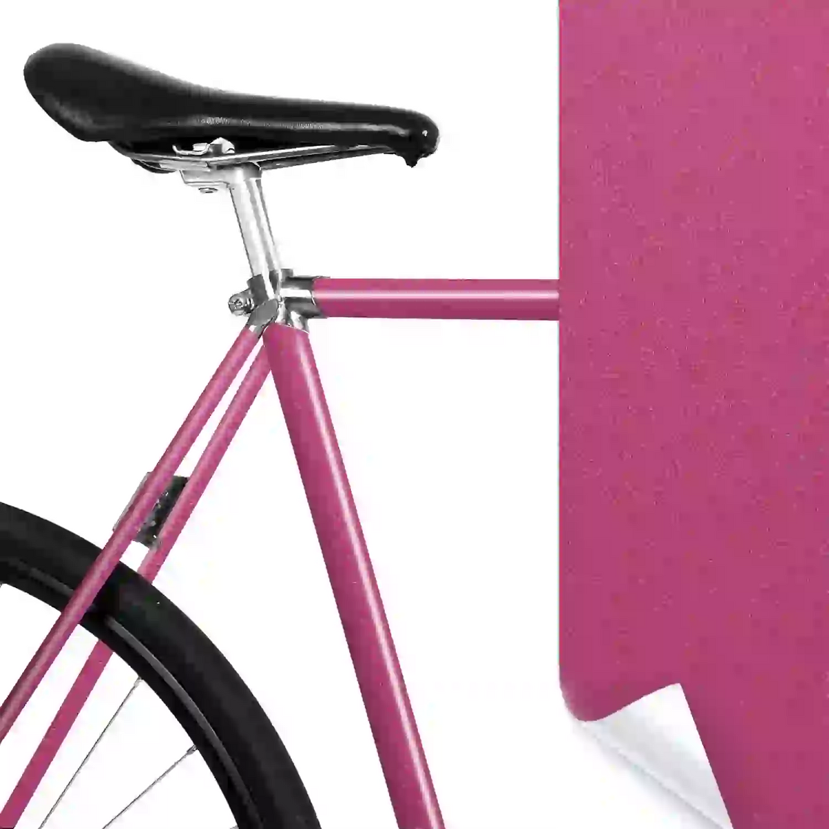 Glossy Soft Magenta Metallic - Himbeerrote Glanz Rahmenschutzfolie