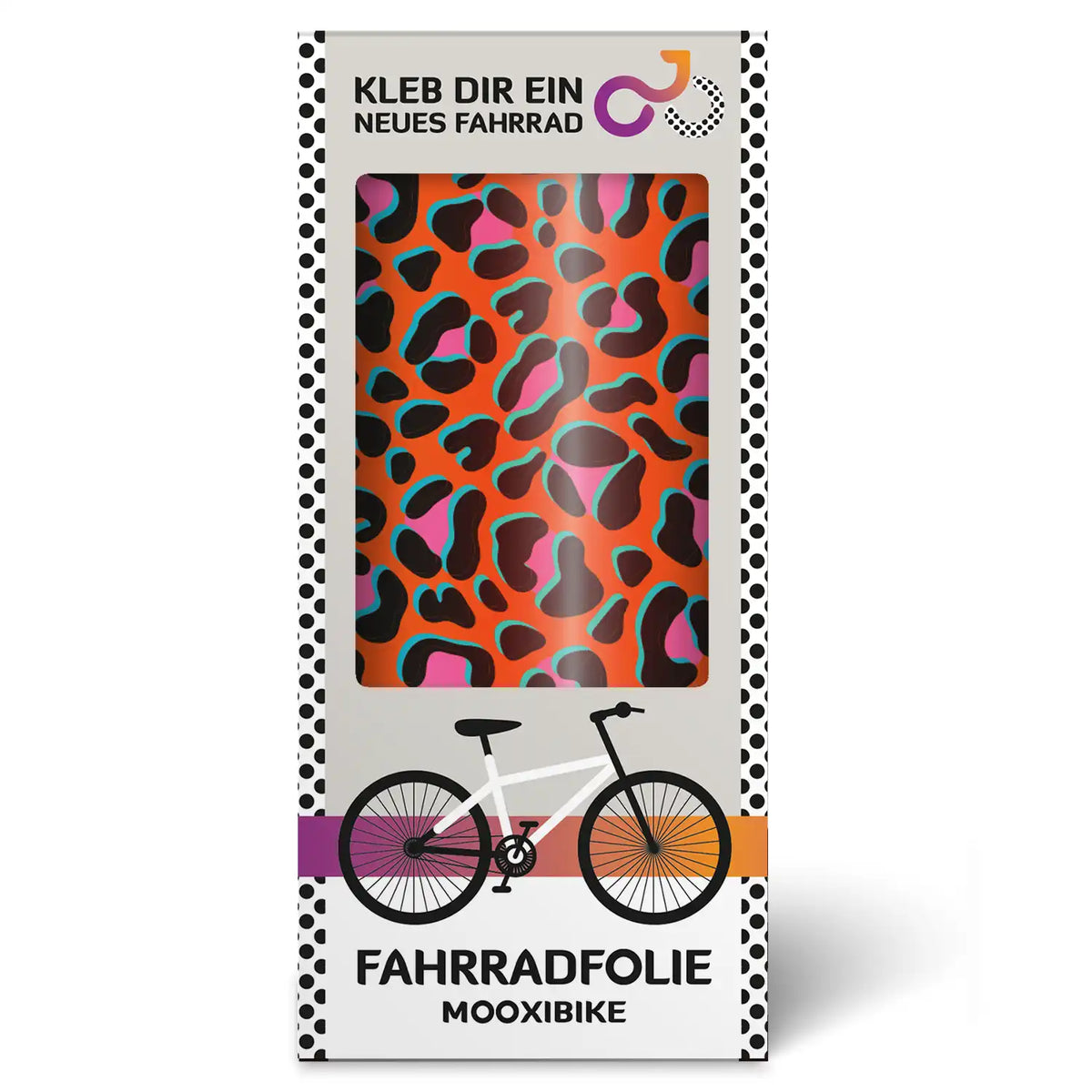 Muster Leopard - Animal Print Fahrradfolie