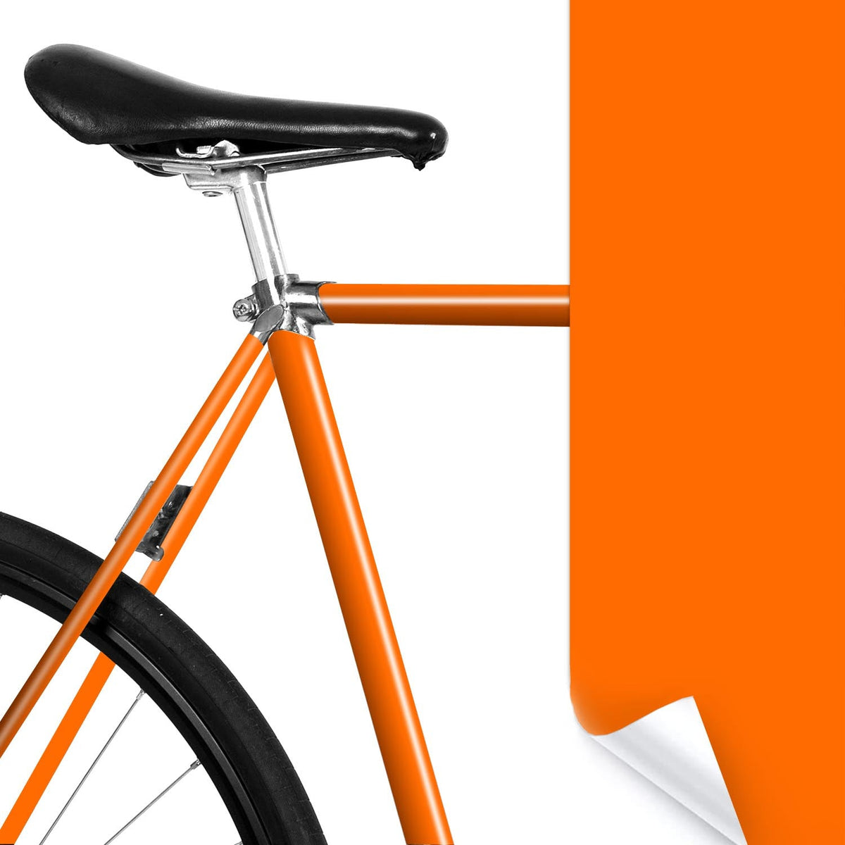 Glossy Orangina - Orange Glanz Rahmenschutzfolie Namma Markt
