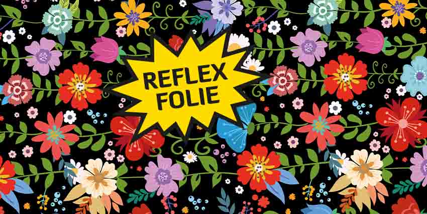 Panel reflektierender Aufkleber Sommer Blumen