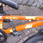 Reflektor Aufkleber Ghost - Geister Schwarz Cargo Bike – 2 Bögen