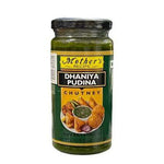 Mother's Dhania Pudina (Coriander Mint) Chutney 260g Namma Markt