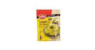 Lipton Lemon Iced Tea Mix package on a white background