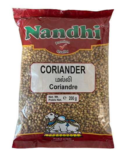 Nandhi Coriander / Dhania Whole 200g - Namma Markt