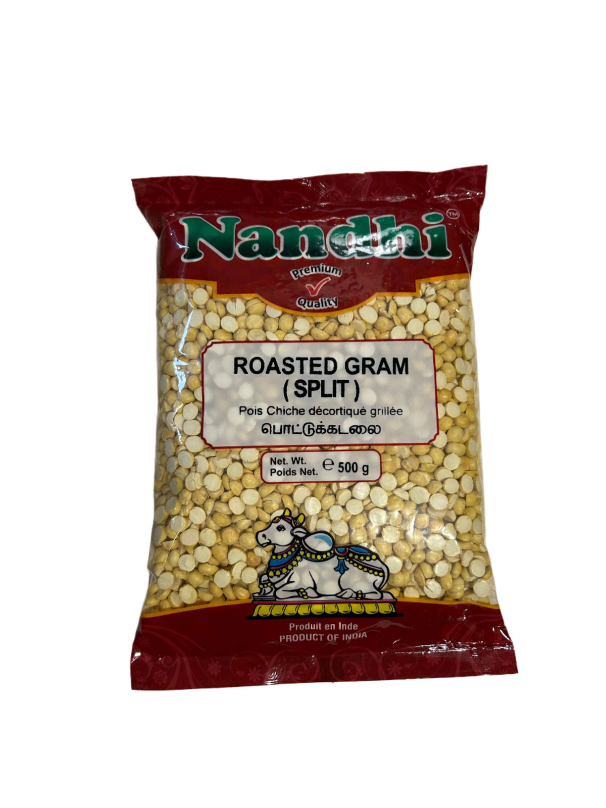 Nandhi Roasted Gram / Dhariya 500g - Namma Markt