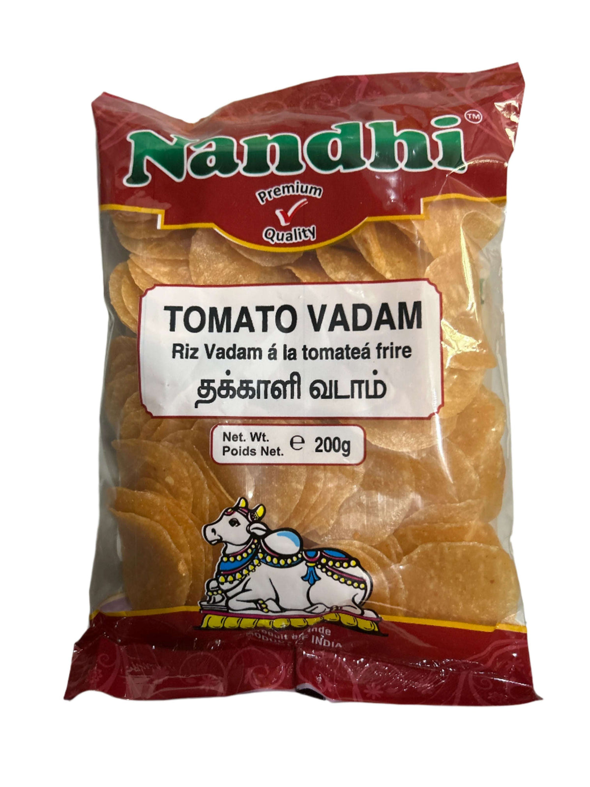 Nandhi Tomato Vadam 200g - Namma Markt
