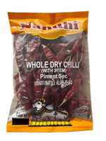 Nandhi Whole Dry Red Chilli with stem 1kg - Namma Markt