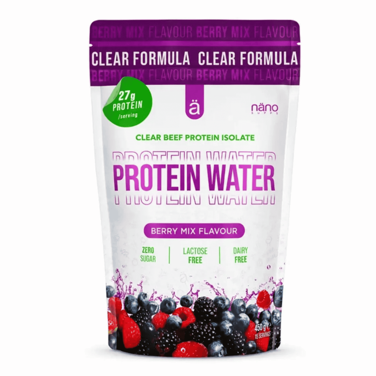 Nanosupps Protein Water Clear Beef Isolate 450g