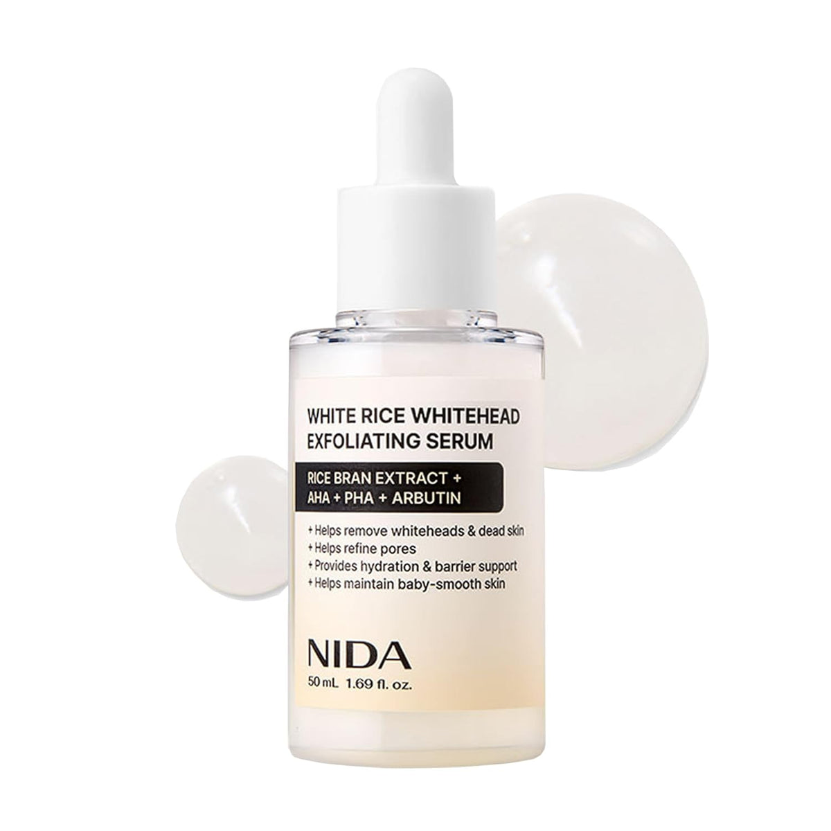 NIDA White Rice Whitehead Exfoliating Serum 50 ml