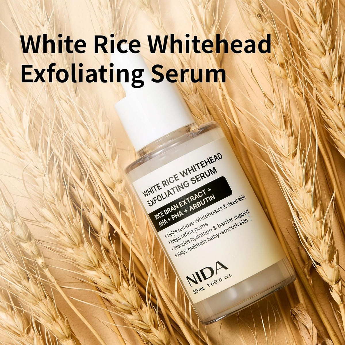 NIDA White Rice Whitehead Exfoliating Serum 50 ml