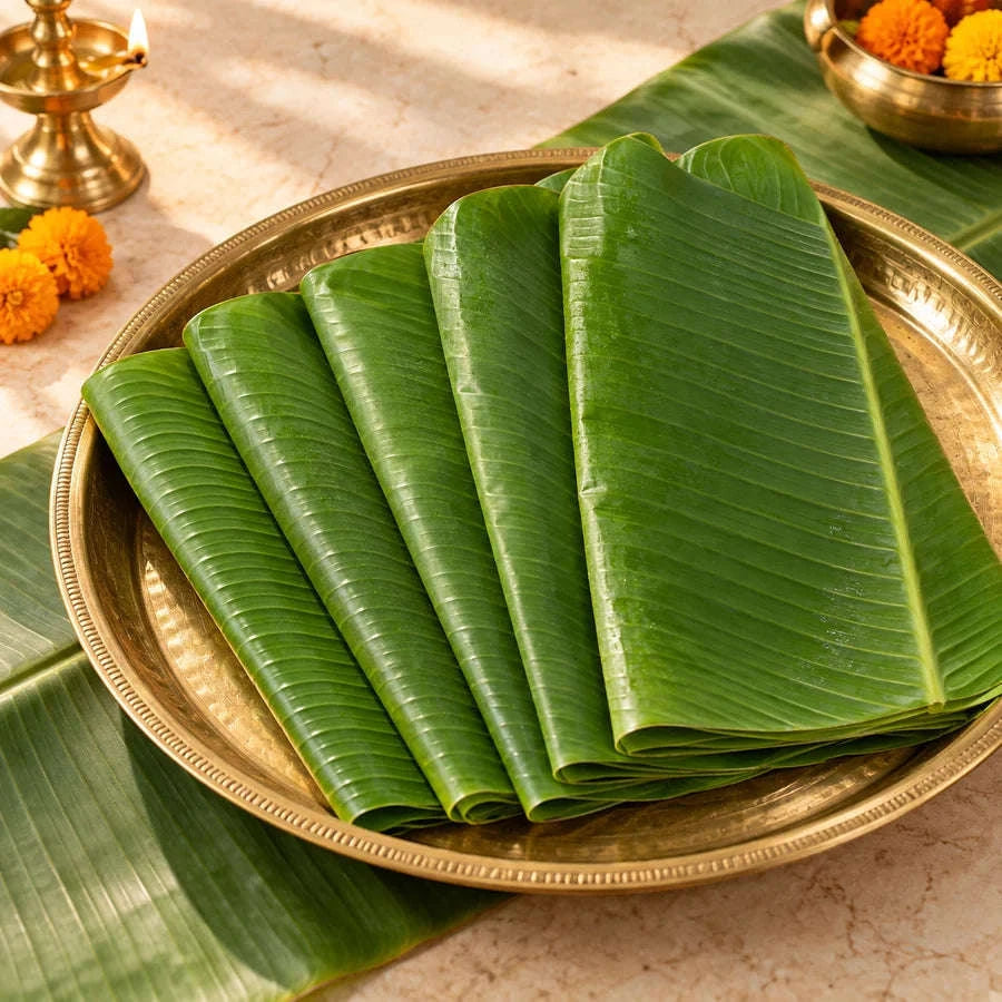 Banana Leaves – 1 Bunch (5 Leaves) Namma Markt