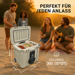 NooMii BeatRoller 35 – Rollbare Kühlbox mit Bluetooth-Lautsprecher (35L)