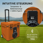 NooMii BeatRoller 35 – Rollbare Kühlbox mit Bluetooth-Lautsprecher (35L)