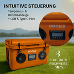 NooMii ColdBeats 45 – Kühlbox mit Bluetooth-Lautsprecher (45L)