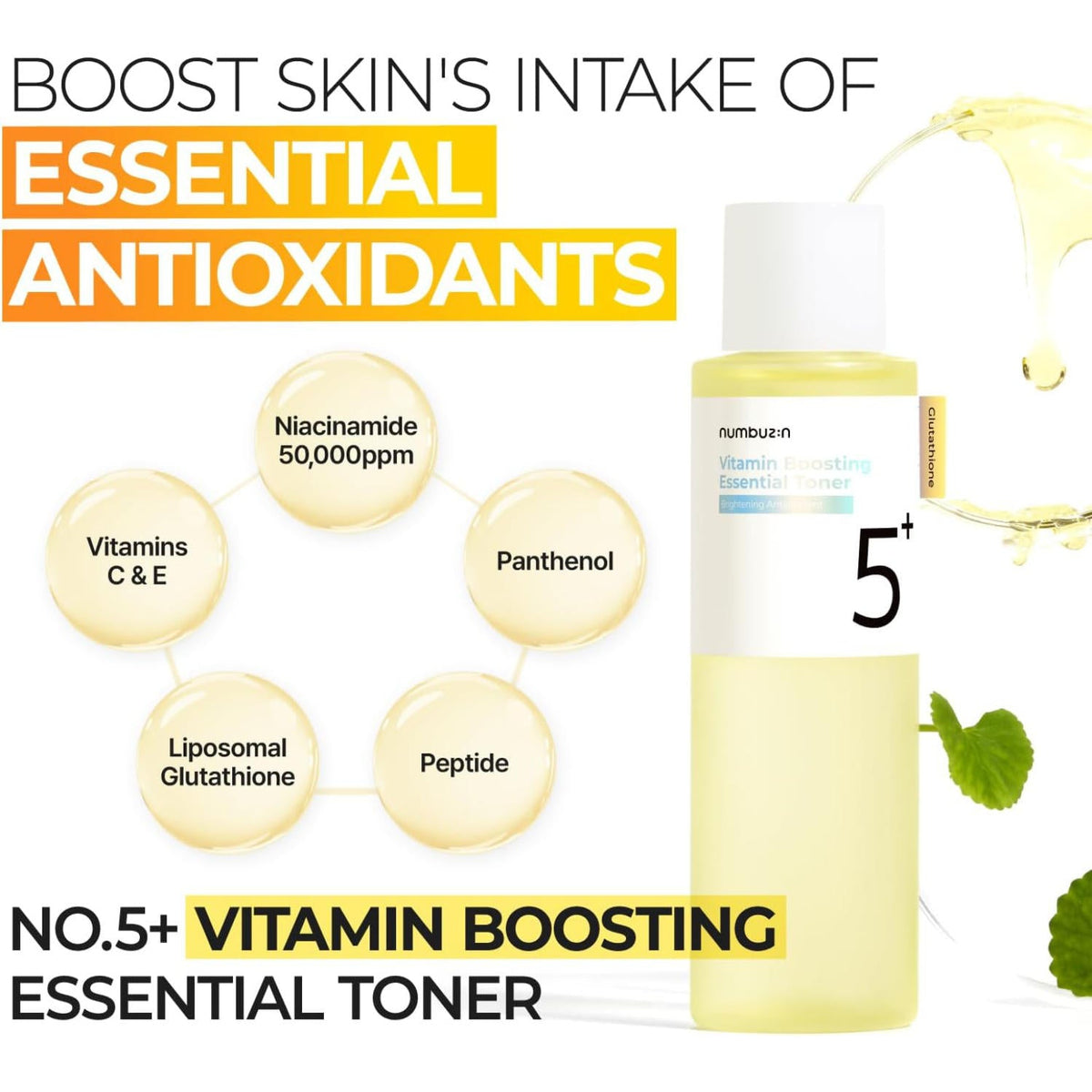 Numbuzin No.5 Vitamin Boosting Essential Toner 200 ml