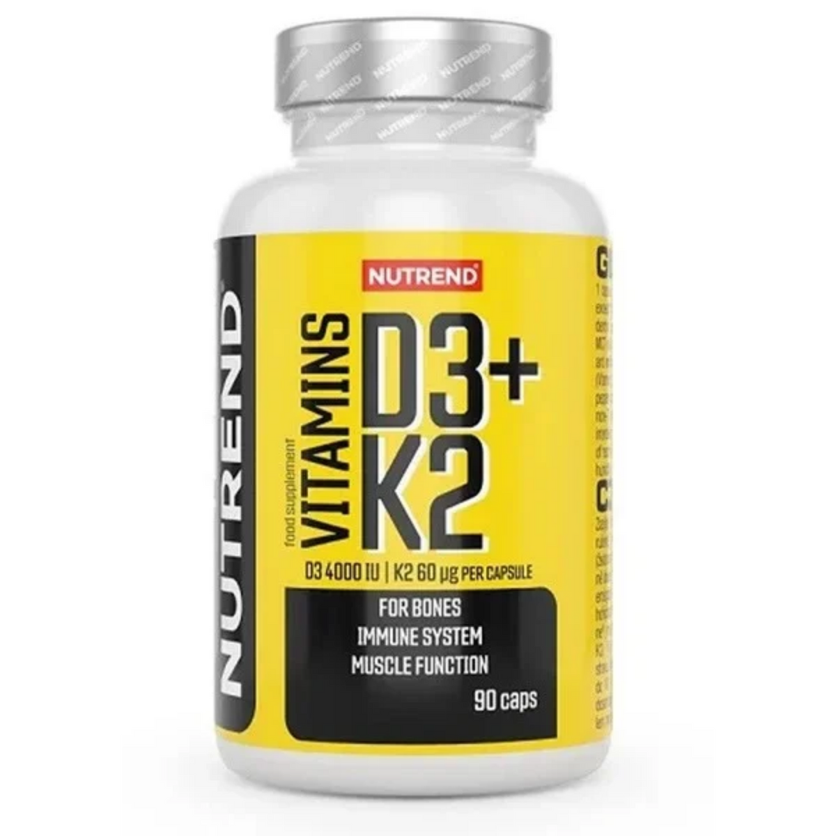 Nutrend Vitamin D3  K2 4000 IU /60 ug- 90 Caps