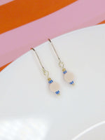 Color Treats Ohrringe Ostsee mit gold filled Elementen