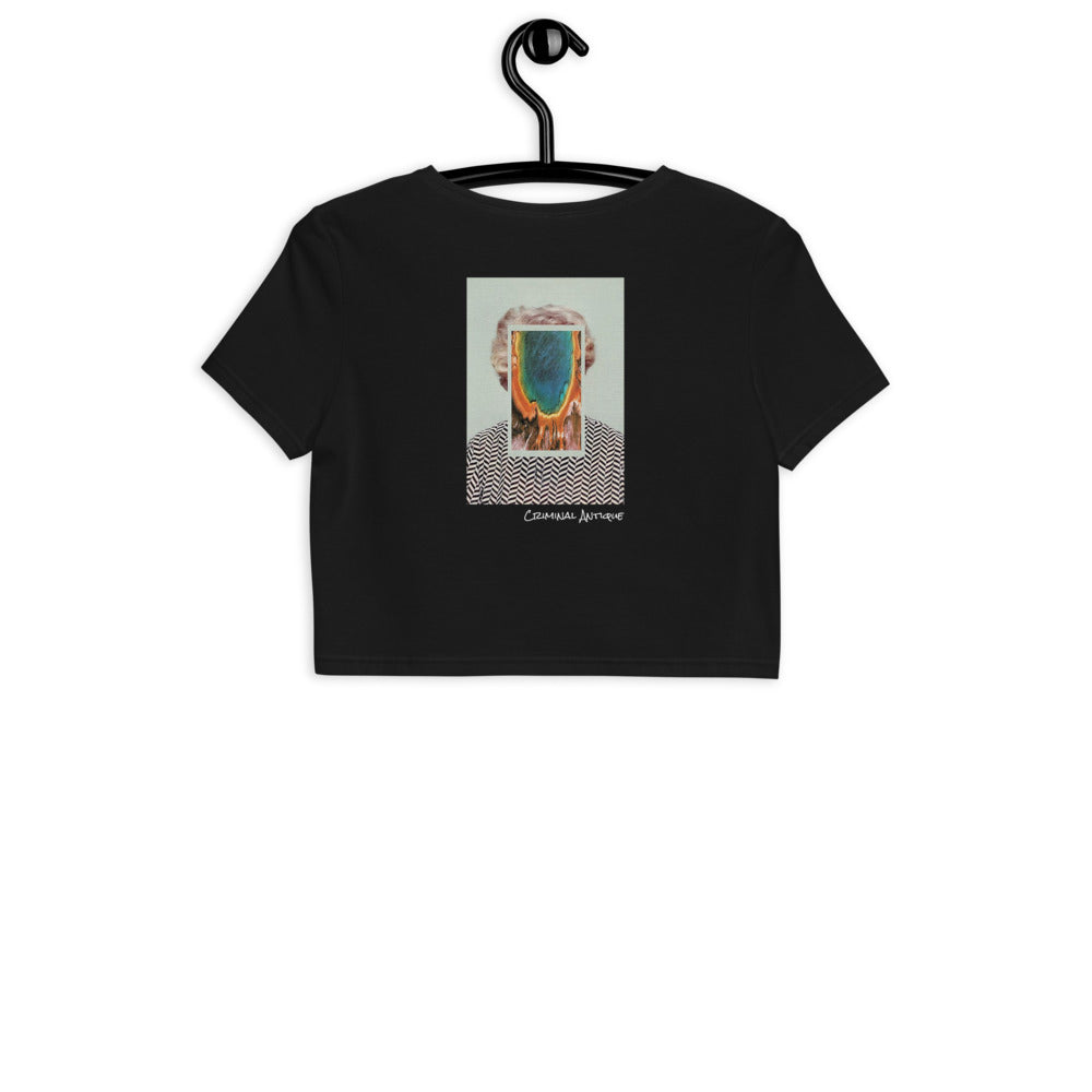 Criminal Antique Graphic Crop Top