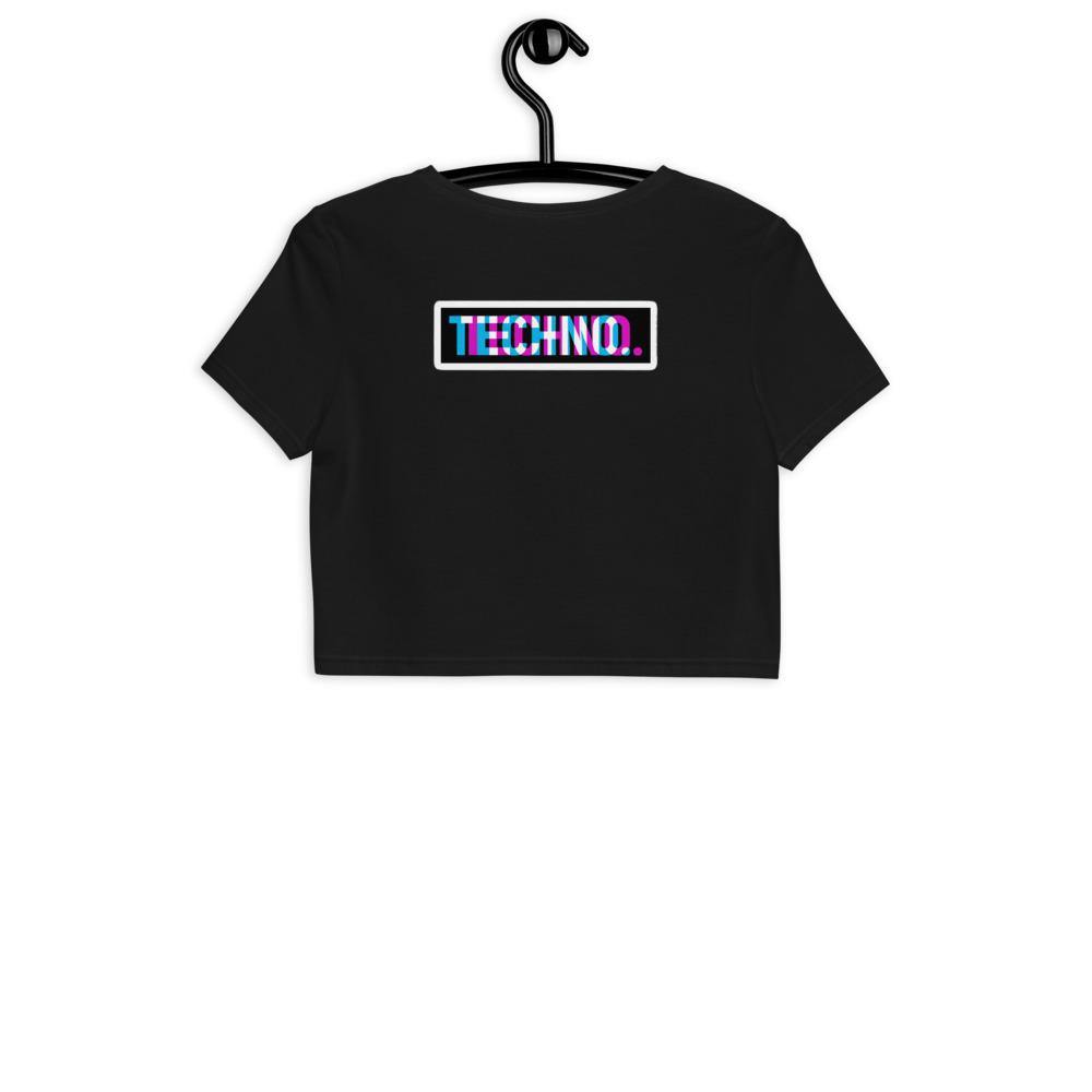 Techno Graphic Crop Top