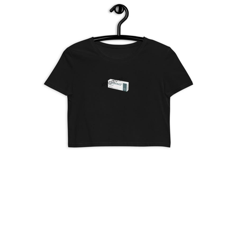 Techno Graphic Crop Top