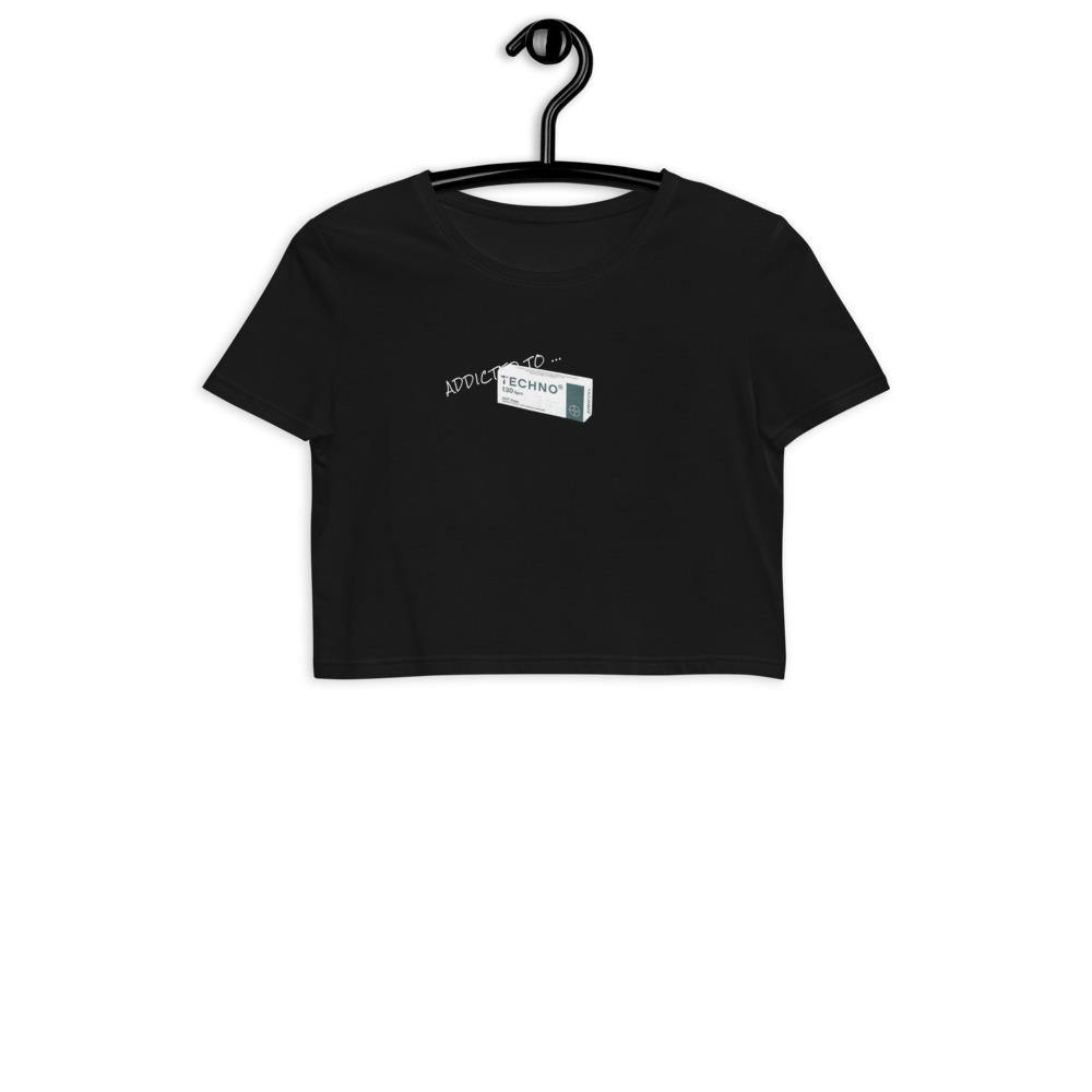 Techno Graphic Crop Top