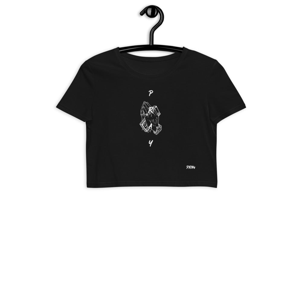 Pray Graphic Crop Top