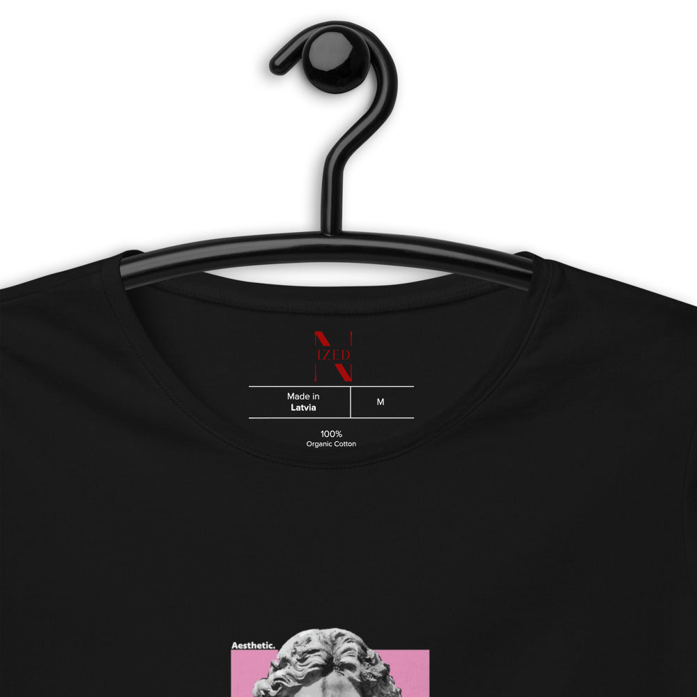 Criminal Antique Graphic Crop Top Design 2