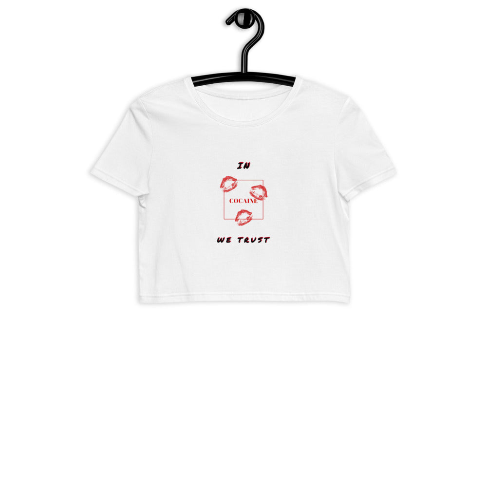 In Party Energy We Vibes Crop Top