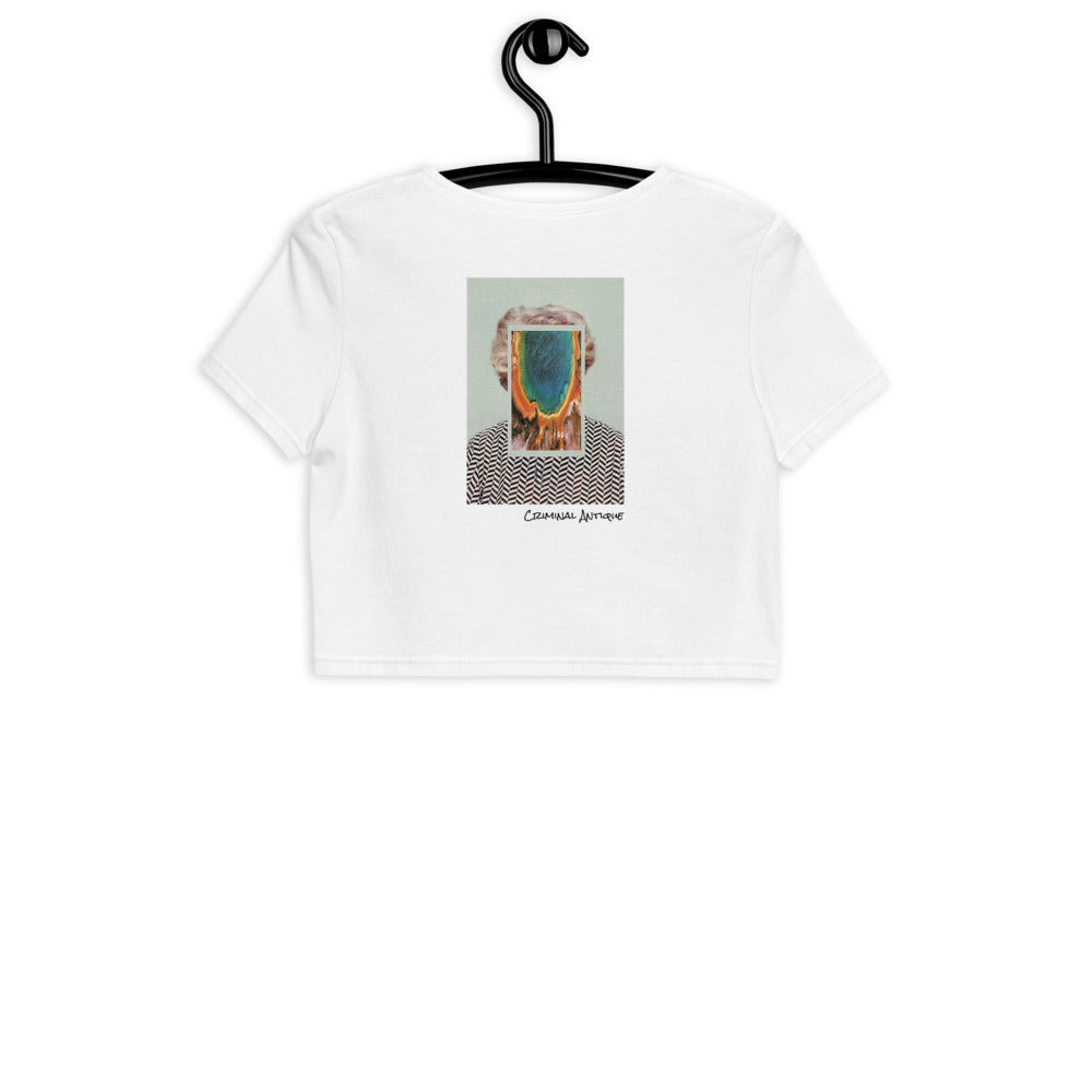 Criminal Antique Graphic Crop Top
