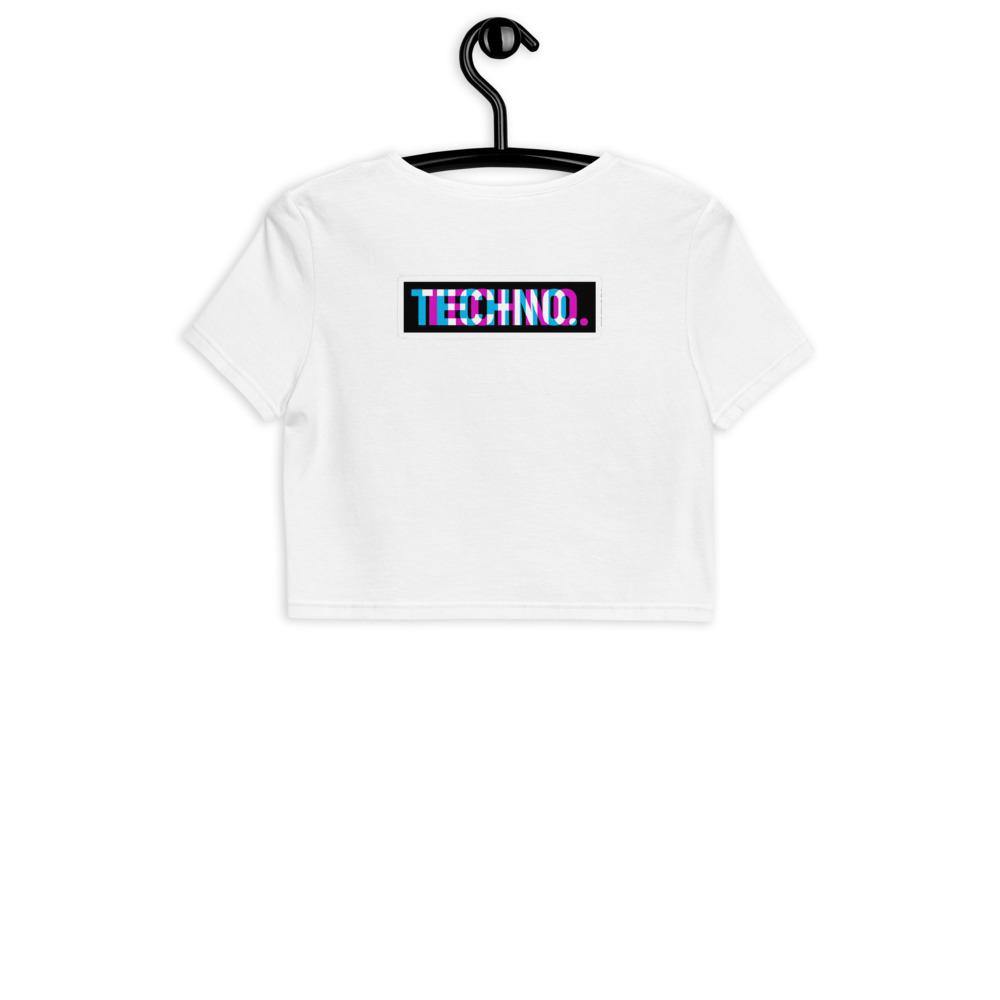 Techno Graphic Crop Top