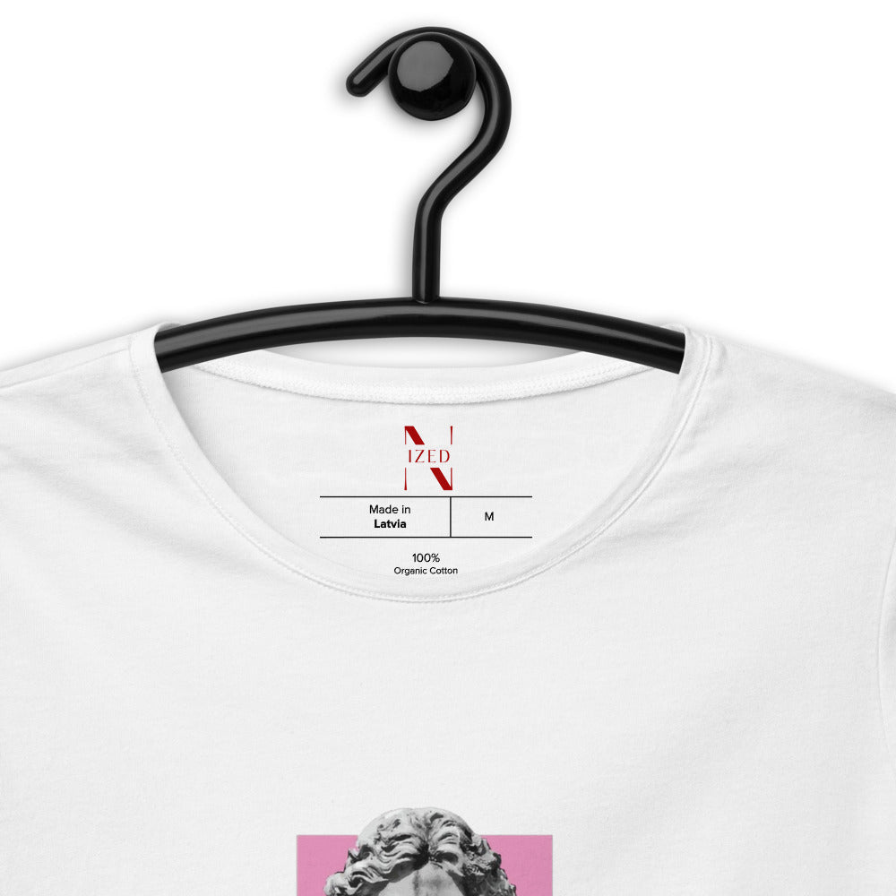 Criminal Antique Graphic Crop Top Design 2