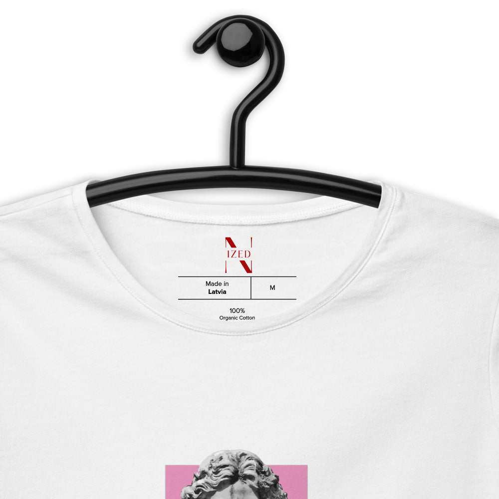 Criminal Antique Graphic Crop Top Design 2