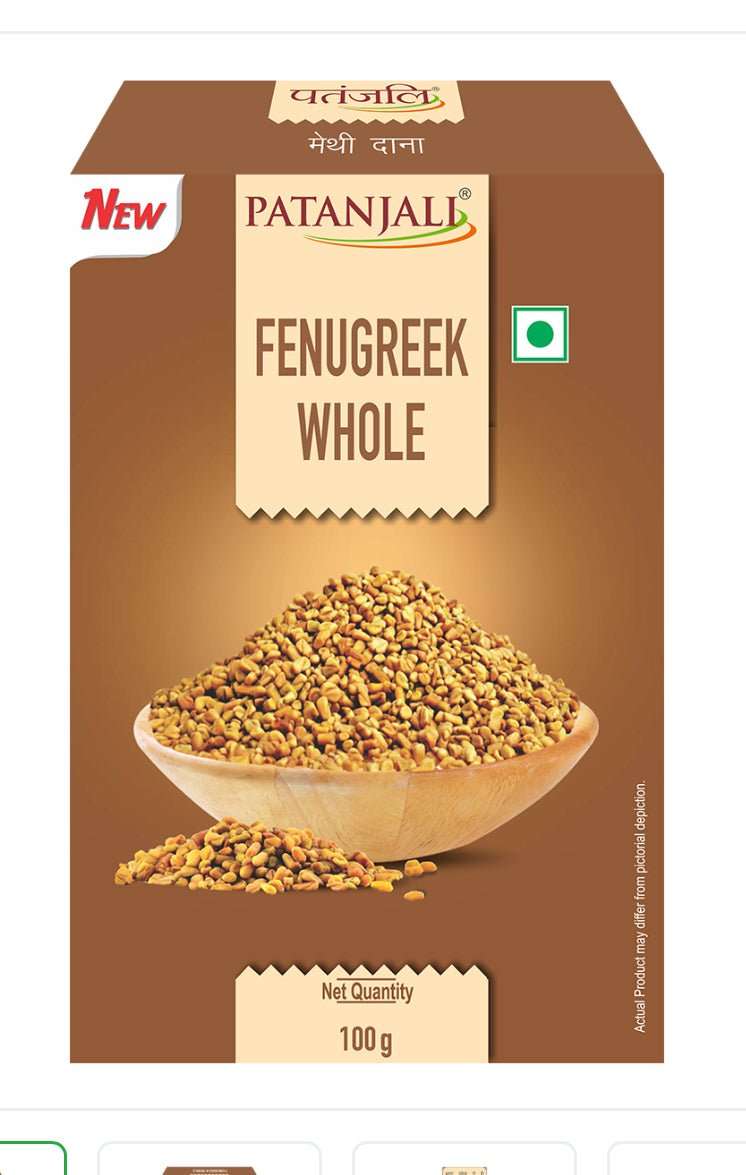 Patanjali Fenugreek Whole 100g - Namma Markt