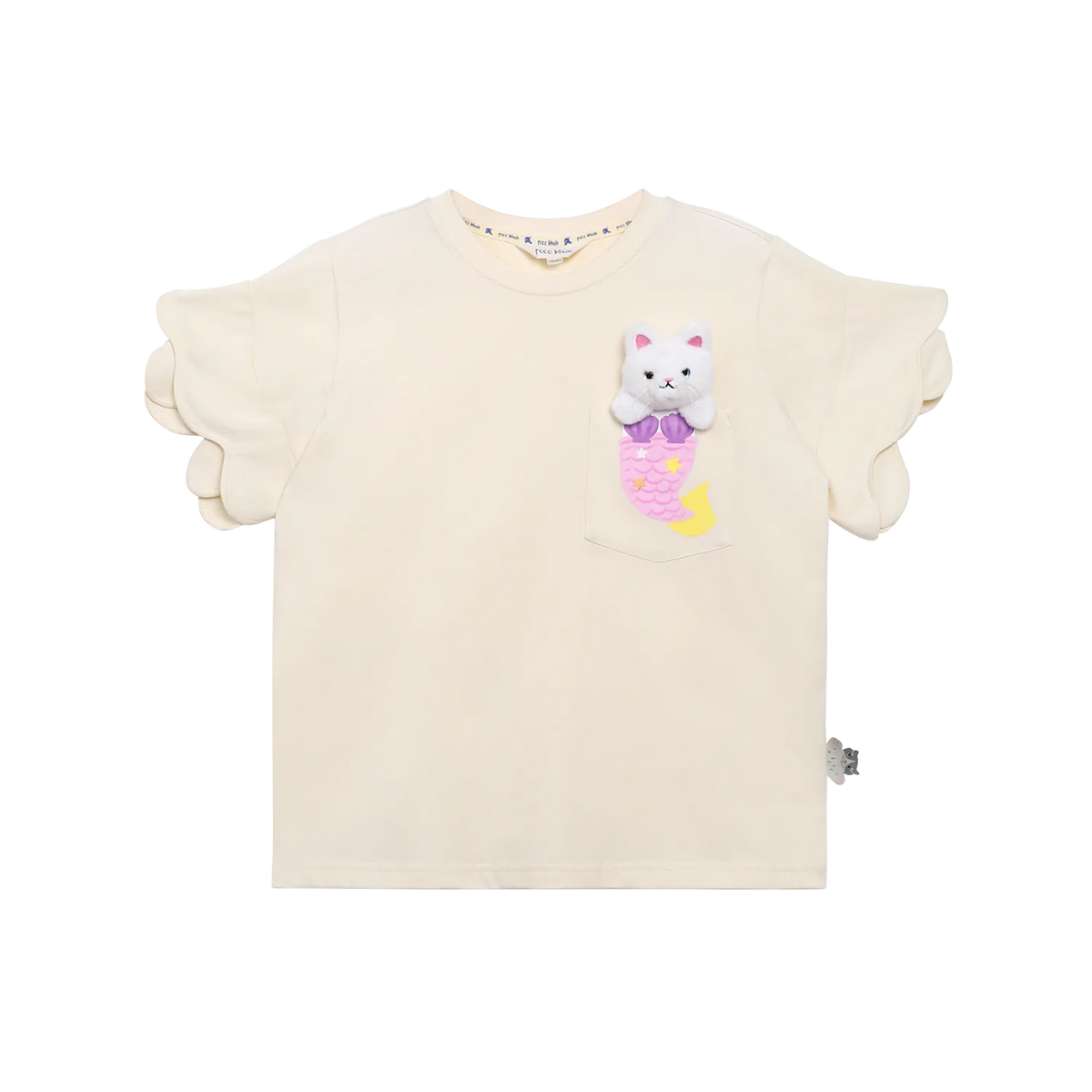 Mermaid Cat Plush Doll Tee