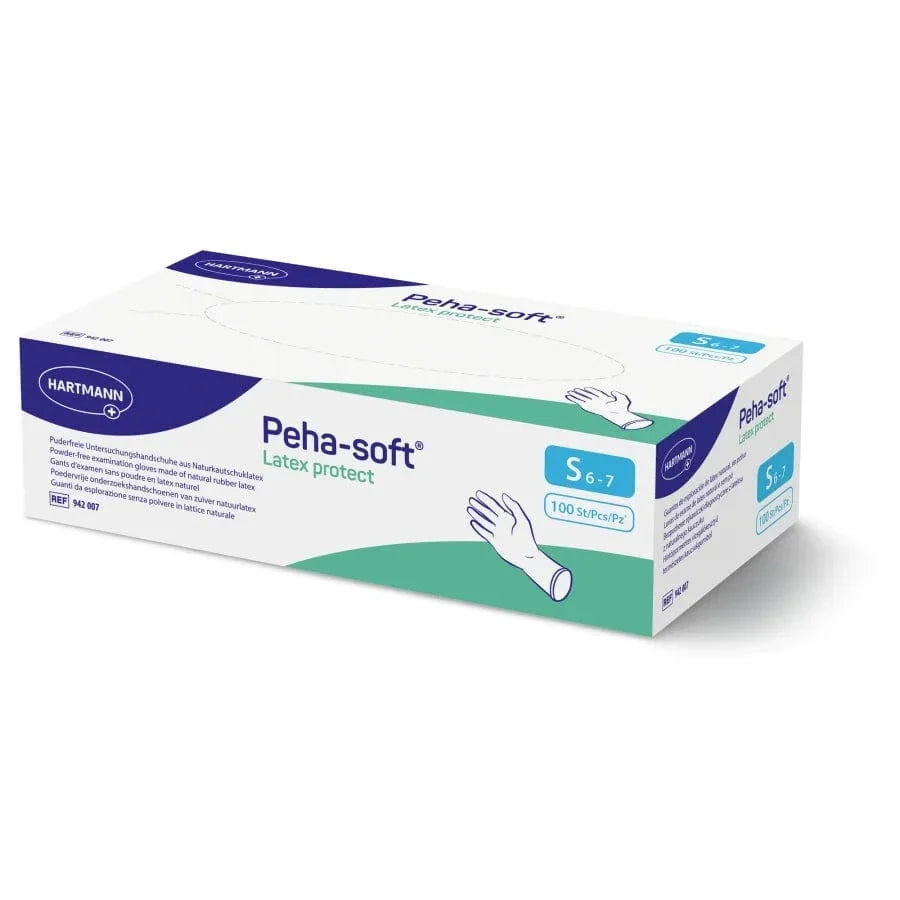 Peha-soft® Latex protect Einweghandschuhe, puderfrei